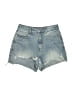 Cotton On 100% Cotton Blue Denim Shorts Size 6 - photo 1
