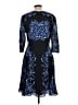 Erdem Print Blue Cocktail Dress Size 10 - photo 2