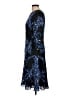 Erdem Print Blue Cocktail Dress Size 10 - photo 5