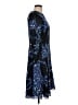 Erdem Print Blue Cocktail Dress Size 10 - photo 4