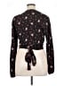 Junk Food Black Long Sleeve Blouse Size XL - photo 2