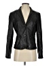 Calvin Klein 100% Leather Black Blazer Size S (petite) - photo 1