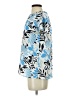 Liz Claiborne 100% Polyester Floral Blue Short Sleeve Blouse Size XS - photo 5