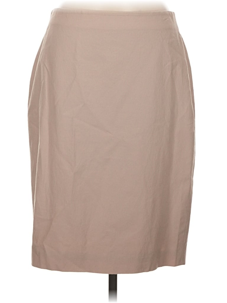 Pre-owned Ann Taylor Casual Skirt In Tan