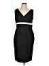 Kay Unger Black Cocktail Dress Size 12 - photo 1