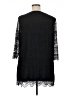 Gilli 100% Nylon Black 3/4 Sleeve Top Size 1X - photo 2