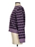 MNG Houndstooth Purple Pullover Sweater Size S - photo 5