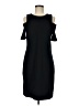 MICHAEL Michael Kors Solid Black Cocktail Dress Size M - photo 1