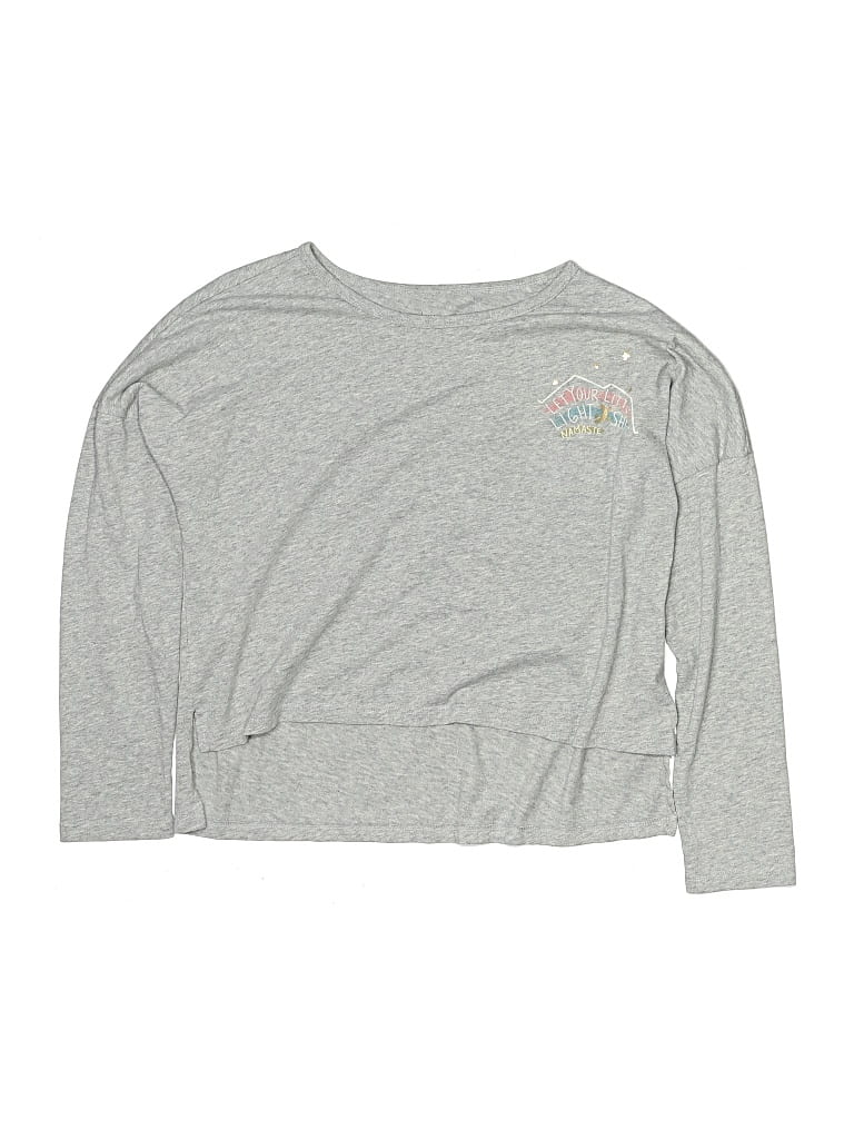 Pre-owned Tea Kids' Long Sleeve T-shirt In Gray