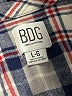 BDG 100% Cotton Plaid Blue Long Sleeve Button-Down Shirt Size L - photo 7