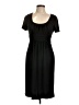 Kasper Solid Black Casual Dress Size 12 - photo 1