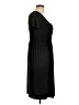 Kasper Solid Black Casual Dress Size 12 - photo 4