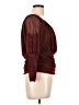 Express 100% Polyester Red Long Sleeve Blouse Size L - photo 4