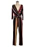 Express Stripes Gold Pink Jumpsuit Size M - photo 1