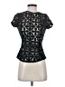 Exclusive for Intermix 100% Cotton Black Short Sleeve Top Size S - photo 1