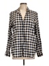 Grayson 100% Cotton Plaid Gray Long Sleeve Button-Down Shirt Size Lg (4) - photo 1