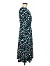 Eliza J Print Teal Casual Dress Size 6 - photo 4