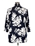 Rafaella Blue 3/4 Sleeve T-Shirt Size 1X - photo 2
