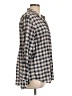 Grayson 100% Cotton Plaid Gray Long Sleeve Button-Down Shirt Size Lg (4) - photo 4