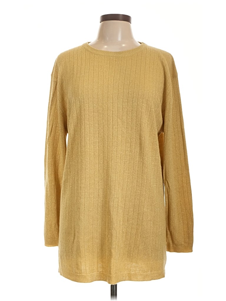Pre-owned Sag Harbor Pullover Sweater In Gold