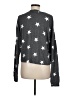 Fornia Stars Silver Pullover Sweater Size M - photo 2