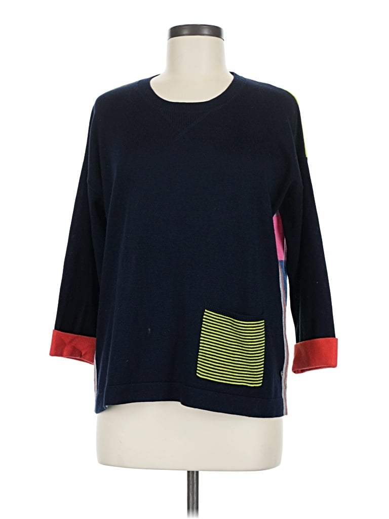 Pre-owned Foil 3/4 Sleeve T-shirt In Blue