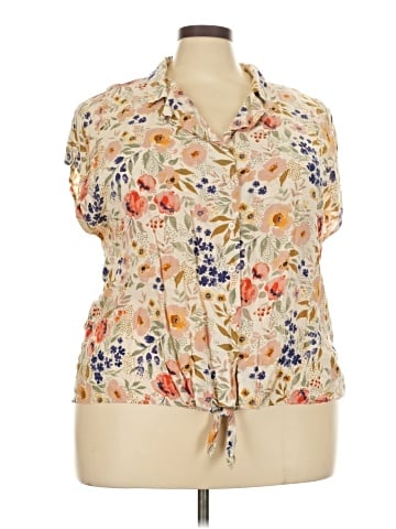 Torrid Short Sleeve Blouse (view 1)