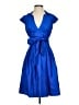 Kim Rogers 100% Polyester Blue Cocktail Dress Size 2 Petite - photo 1