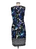 Connected Apparel Graphic Blue Cocktail Dress Size 8 - photo 2