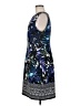 Connected Apparel Graphic Blue Cocktail Dress Size 8 - photo 5
