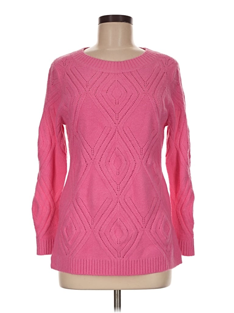 Pre-owned Talbots Pullover Sweater In Pink