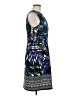 Connected Apparel Graphic Blue Cocktail Dress Size 8 - photo 4