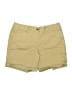 Lands' End Solid Tan Khaki Shorts Size 12 - photo 1