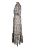 Max Studio Paisley Gray Casual Dress Size L - photo 4