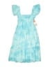Cat & Jack Tie-dye Blue Dress Size 10 - 12 - photo 1