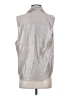 Parker 100% Silk Silver Sleeveless Silk Top Size XS - photo 2