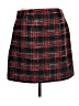 Ann Taylor LOFT 100% Polyester Plaid Red Formal Skirt Size 12 - photo 2