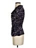 Classiques Entier Animal Print Floral Purple Short Sleeve Top Size XXS - photo 5