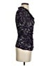 Classiques Entier Animal Print Floral Purple Short Sleeve Top Size XXS - photo 4