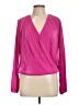 Unbranded 100% Polyester Pink Long Sleeve Blouse Size L - photo 1