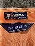 Bianca Solid Orange Long Sleeve Button-Down Shirt Size L - photo 7