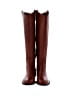 INC International Concepts 100% Leather Brown Boots Size 6 1/2 - photo 2