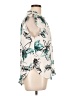 DKNY 100% Polyester Floral Ivory Sleeveless Blouse Size L - photo 4