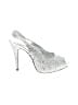 Lulu Townsend Silver Heels Size 8 1/2 - photo 1