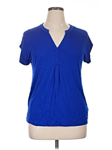 Cable & Gauge Short Sleeve Blouse (view 1)