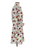 Veronica Beard Floral Blue Casual Dress Size 6 - photo 4