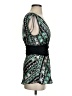 French Connection Graphic Green Sleeveless Top Size 4 - photo 4