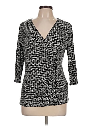 Dana Buchman 3/4 Sleeve Top (view 1)