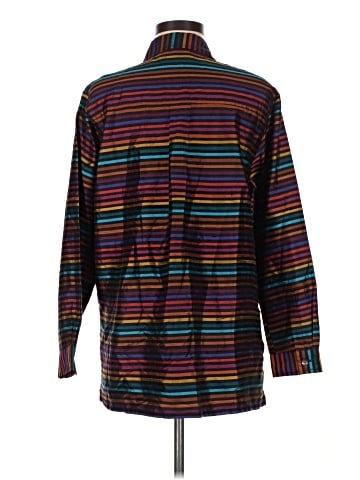 Chico's Design Long Sleeve Silk Top (view 2)