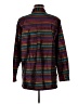 Chico's Design 100% Silk Stripes Black Long Sleeve Silk Top Size Med (1) - photo 2
